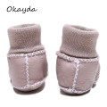 Various Color Sheepskin Fur Baby Shoes